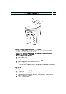 Bruksanvisning Whirlpool AWM 050/3 Tvättmaskin
