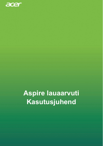 Kasutusjuhend Acer Aspire TC-390 Lauaarvuti