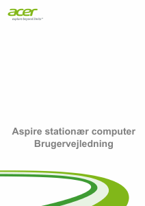Brugsanvisning Acer Aspire TC-606 Stationær computer
