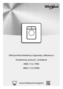 Manual Whirlpool AWG 1112/PRO UK Mașină de spălat