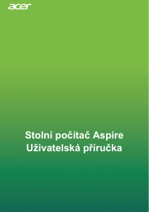 Manuál Acer Aspire XC-886 Stolní počítač