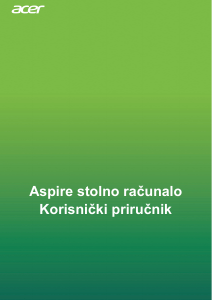 Priručnik Acer Aspire XC-895 Stolno računalo
