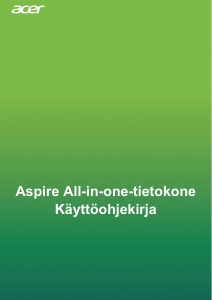 Käyttöohje Acer Aspire Z24-891 Pöytätietokone