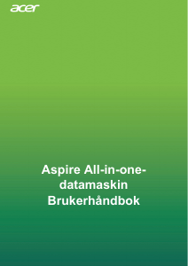 Bruksanvisning Acer Aspire Z24-891 Datamaskin