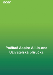 Manuál Acer Aspire Z24-891 Stolní počítač