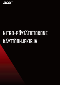 Käyttöohje Acer Nitro GX50-600 Pöytätietokone