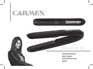 Manual Carmen CR1025 Hair Straightener
