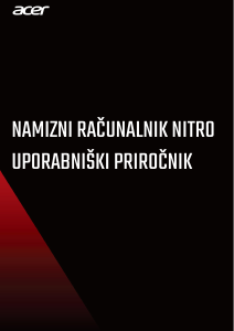 Priročnik Acer Nitro N50-110 Namizni računalnik