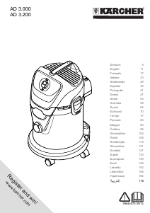 Manual de uso Kärcher AD 3.000 Aspirador