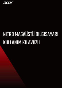 Kullanım kılavuzu Acer Nitro N50-610 Masaüstü bilgisayar