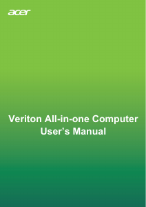 Manual Acer Veriton A620_77 Desktop Computer