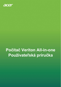 Návod Acer Veriton A620_77 Stolový počítač