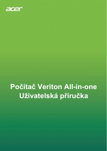 Manuál Acer Veriton A620_77 Stolní počítač