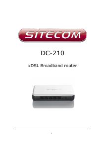Manual Sitecom DC-210 Router