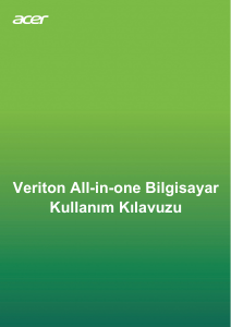 Kullanım kılavuzu Acer Veriton A890_85 Masaüstü bilgisayar