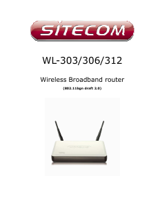 Manual Sitecom WL-303 Router