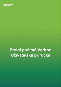 Manuál Acer Veriton B450_83 Stolní počítač