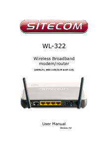 Manual Sitecom WL-322 Router