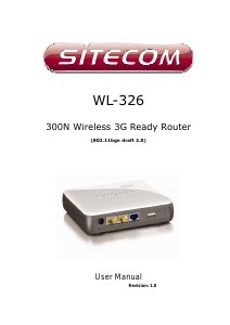 Manual Sitecom WL-326 Router