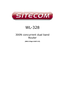 Manual Sitecom WL-328 Router