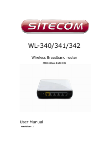 Manual Sitecom WL-342 Router