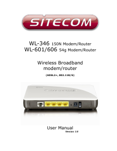 Handleiding Sitecom WL-346 Router