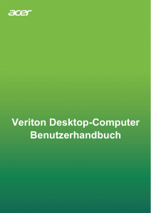 Bedienungsanleitung Acer Veriton D650_88 Desktop