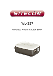 Manual Sitecom WL-357 Router