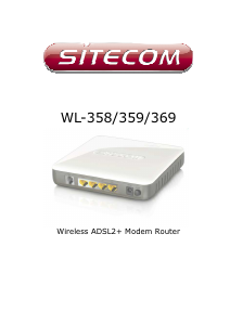 Manual Sitecom WL-369 Router