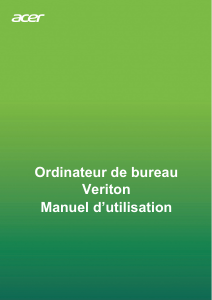 Mode d’emploi Acer Veriton E450_83 Ordinateur de bureau