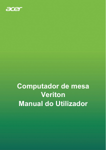 Manual Acer Veriton E450_83 Computador de secretária
