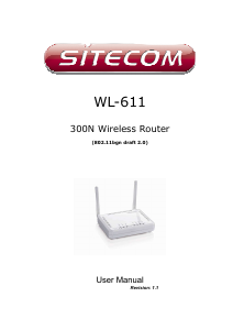 Manual Sitecom WL-611 Router