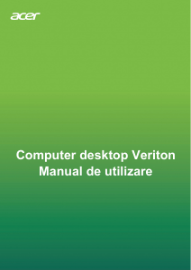 Manual Acer Veriton EN76G Computer de birou