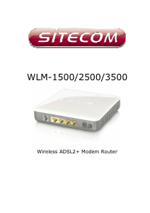 Manual Sitecom WLK-2500 Router