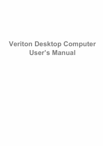 Manual Acer Veriton EX2620G Desktop Computer