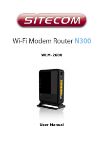 Manual Sitecom WLM-2600 Router