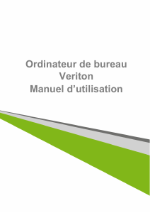 Mode d’emploi Acer Veriton F4600G Ordinateur de bureau