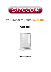 Manual Sitecom WLM-3600 Router