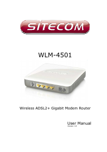 Manual Sitecom WLM-4501 Router