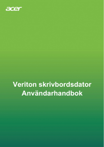 Bruksanvisning Acer Veriton K8-660G Stationär dator