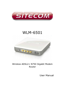 Manual Sitecom WLM-6501 Router