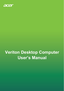 Manual Acer Veriton N4670G Desktop Computer