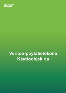 Käyttöohje Acer Veriton N4670G Pöytätietokone