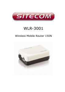 Manual Sitecom WLR-3001 Router