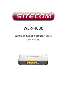 Manual Sitecom WLR-4000 Router