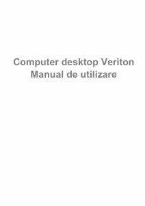 Manual Acer Veriton S2660G Computer de birou