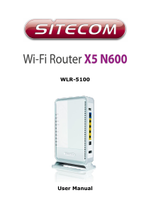 Manual Sitecom WLR-5100 Router