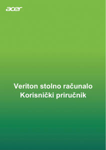 Priručnik Acer Veriton T850_81 Stolno računalo