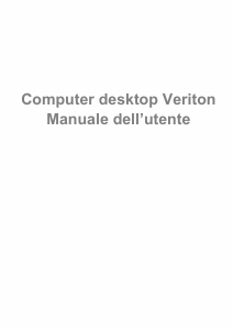 Manuale Acer Veriton X4210G Desktop