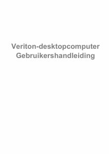 Handleiding Acer Veriton X4210G Desktop